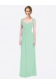 V-Back Cap Sleeves Sweetheart A-Line Soft Chiffon Bridesmaid Dress Worcester