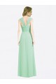V-Back Cap Sleeves Sweetheart A-Line Soft Chiffon Bridesmaid Dress Worcester