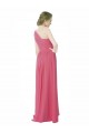 Mint Green Sleeveless One Shoulder A-Line Soft Chiffon Bridesmaid Dress Worcester