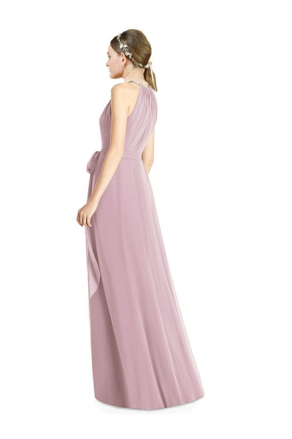 Primrose Sleeveless Halter Neck A-Line Soft Chiffon Bridesmaid Dress Worcester
