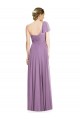Open Back Flutter Sleeves One Shoulder A-Line Soft Chiffon Formal Dress / Bridesmaid Dress Worcester