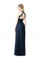 Open Back Sleeveless Halter Neck A-Line Chiffon Bridesmaid Dresses Worcester