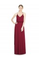 Sleeveless V-Neck A-Line Soft Chiffon Evening Gowns / Bridesmaid Dress Worcester