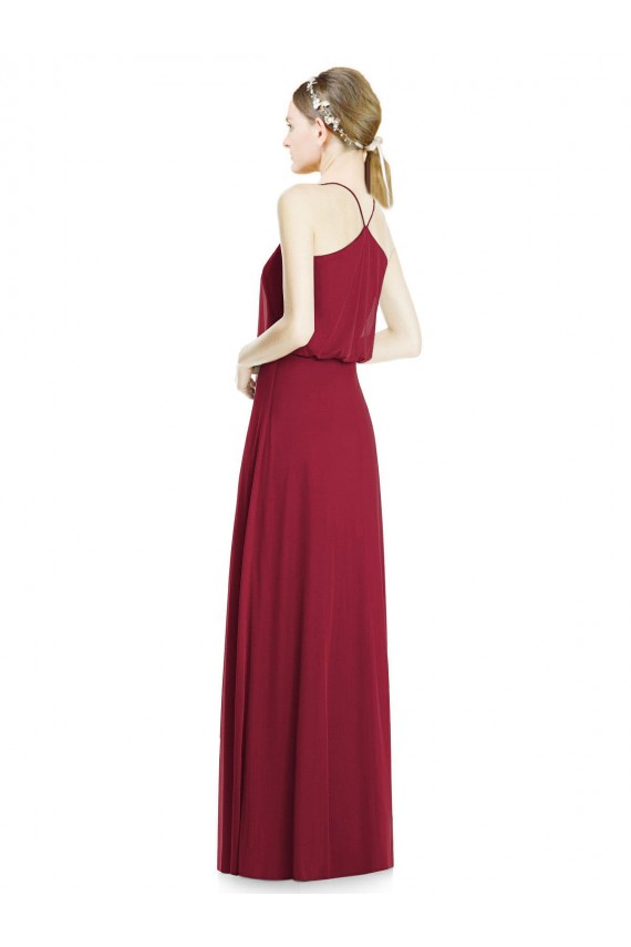 Sleeveless V-Neck A-Line Soft Chiffon Evening Gowns / Bridesmaid Dress Worcester