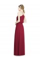 Sleeveless V-Neck A-Line Soft Chiffon Evening Gowns / Bridesmaid Dress Worcester