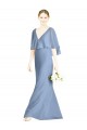 Sleeveless V-Neck Trumpet Soft Chiffon Bridesmaid Dress Worcester