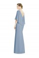 Sleeveless V-Neck Trumpet Soft Chiffon Bridesmaid Dress Worcester