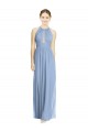 Sleeveless Halter Neck A-Line Chiffon Wedding Party Dress Worcester