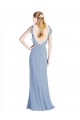 Open Back Sleeveless V-Neck A-Line Chiffon Bridesmaid Dress Worcester