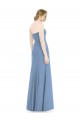 Dusty Blue Sleeveless Sweetheart Mermaid Soft Chiffon Bridesmaid Dress Worcester
