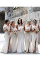 Low Back Sleeveless V-Neck A-Line Soft Chiffon Bridesmaid Dress Worcester