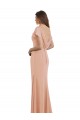 Low Back Sleeveless Boat Neck Mermaid Soft Chiffon Prom Dress / Bridesmaid Dress Worcester