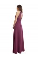 Keyhole Back Sleeveless Sweetheart A-Line Chiffon Bridesmaid Dress / Evening Gowns Worcester