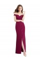 Sleeveless Off the Shoulder Mermaid Soft Chiffon & Lace Bridesmaid Dress / Formal Dress Worcester