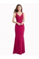 V-Back Sleeveless V-Neck Mermaid Soft Chiffon Prom Dress / Bridesmaid Dress Worcester