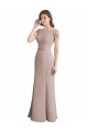 Cap Sleeves Scoop Neck Mermaid Soft Chiffon & Lace Formal Dress / Bridesmaid Dress Worcester