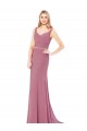 Low Back Sleeveless Sweetheart Sheath Soft Chiffon Prom Dress / Bridesmaid Dress Worcester