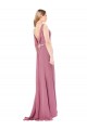 Low Back Sleeveless Sweetheart Sheath Soft Chiffon Prom Dress / Bridesmaid Dress Worcester