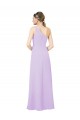 Sleeveless One Shoulder Sheath Soft Chiffon Formal Evening Gown / Bridesmaid Dress Worcester