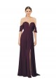 Cold Shoulder Sweetheart Sheath Soft Chiffon Formal Dress / Bridesmaid Dress Worcester