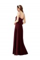Sleeveless Spaghetti Straps A-Line Chiffon Bridesmaid Gowns Worcester