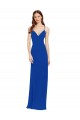 Keyhole Back Sleeveless Spaghetti Straps A-Line Soft Chiffon Bridesmaid Dress / Formal Dress Worcester