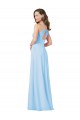 Keyhole Back Sleeveless Spaghetti Straps A-Line Chiffon Formal Dress / Bridesmaid Dress Worcester