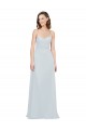 Frost Sleeveless Spaghetti Straps A-Line Soft Chiffon Bridesmaid Dress Worcester