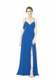 Royalty Sleeveless Spaghetti Straps A-Line Soft Chiffon Bridesmaid Dress Worcester