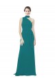 Hunter Sleeveless One Shoulder A-Line Soft Chiffon Bridesmaid Dress Worcester