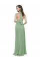 Sleeveless Halter Neck A-Line Soft Chiffon Formal Dress / Bridesmaid Dress Worcester