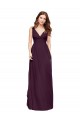 Sleeveless V-Neck A-Line Chiffon Evening Gowns / Bridesmaid Dresses Worcester