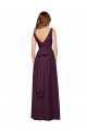 Sleeveless V-Neck A-Line Chiffon Evening Gowns / Bridesmaid Dresses Worcester