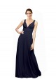 Open Back Sleeveless V-Neck A-Line Chiffon Wedding Guest Dress Worcester