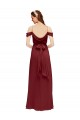 Sleeveless Off the Shoulder Sheath Soft Chiffon Formal Dress / Bridesmaid Dress Worcester