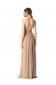 Open Back Sleeveless Halter Neck A-Line Soft Chiffon Bridesmaid Dress / Formal Dress Worcester