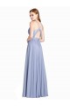 Open Back Sleeveless Sweetheart A-Line Chiffon & Lace Bridesmaid Dress / Evening Dress Worcester