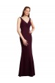 Low Back Sleeveless V-Neck Mermaid Soft Chiffon Bridesmaid Dress Worcester
