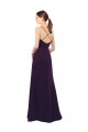 Criss Cross Open Back Sleeveless Spaghetti Straps A-Line Soft Chiffon Formal Dress / Bridesmaid Dress Worcester