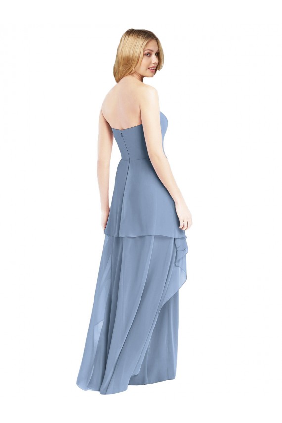 Sleeveless Sweetheart A-Line Chiffon Formal Dress / Bridesmaid Dress Worcester