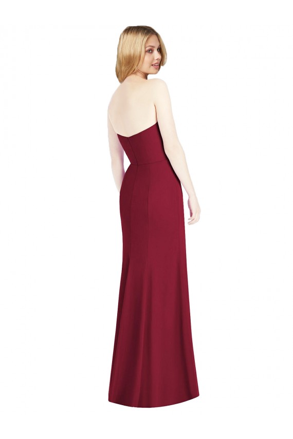Desert Rose Sleeveless Sweetheart Trumpet Soft Chiffon Bridesmaid Dress Worcester