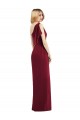 Olive Green Sleeveless One Shoulder Trumpet Soft Chiffon Bridesmaid Dress Worcester