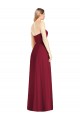 Sleeveless V-Neck Trumpet Soft Chiffon Semi Formal Evening Dress / Bridesmaid Dress Worcester
