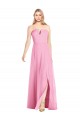 Sleeveless V-Neck Trumpet Soft Chiffon Semi Formal Evening Dress / Bridesmaid Dress Worcester