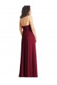 Sleeveless Spaghetti Straps Trumpet Soft Chiffon Formal Evening Gown / Bridesmaid Dress Worcester