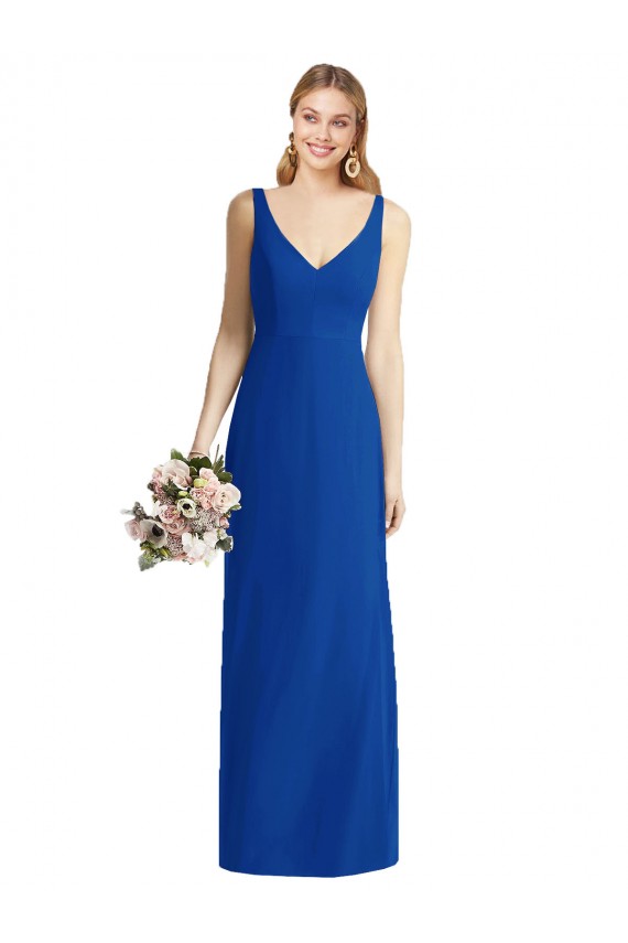 Sleeveless Sweetheart Mermaid Chiffon Bridesmaid Dress Worcester