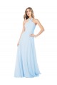 Sleeveless Halter Neck A-Line Chiffon Bridesmaid Dress / Evening Gowns Worcester