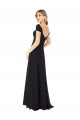 Cap Sleeves Sweetheart A-Line Soft Chiffon Bridesmaid Dress Worcester