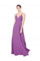 Criss Cross Back Sleeveless Sweetheart A-Line Soft Chiffon Formal Dress / Bridesmaid Dress Worcester