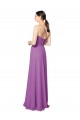 Criss Cross Back Sleeveless Sweetheart A-Line Soft Chiffon Formal Dress / Bridesmaid Dress Worcester